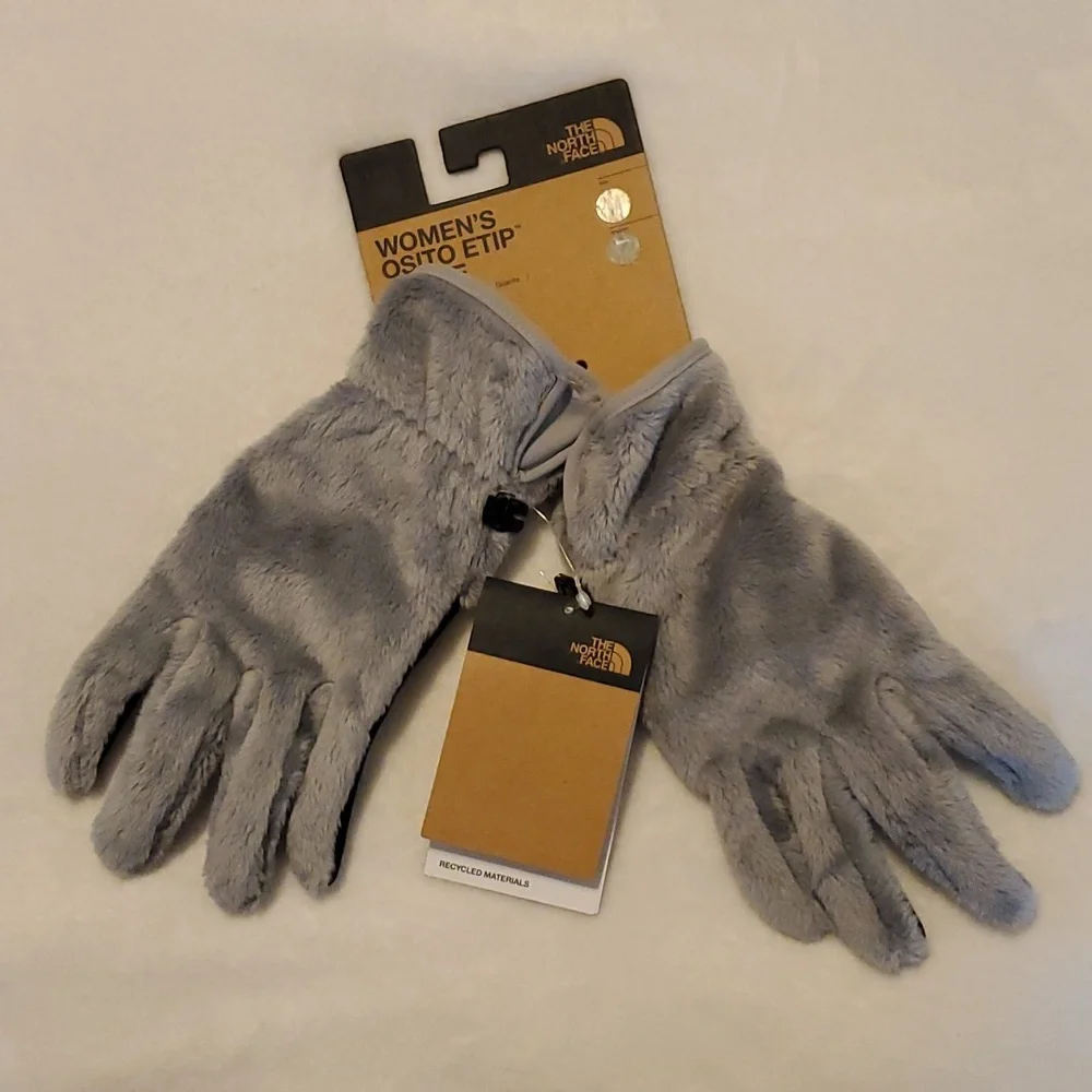 THE NORTH FACE Osito Etip Fleece Glove Touchscreen Capability Women's Meld Grey